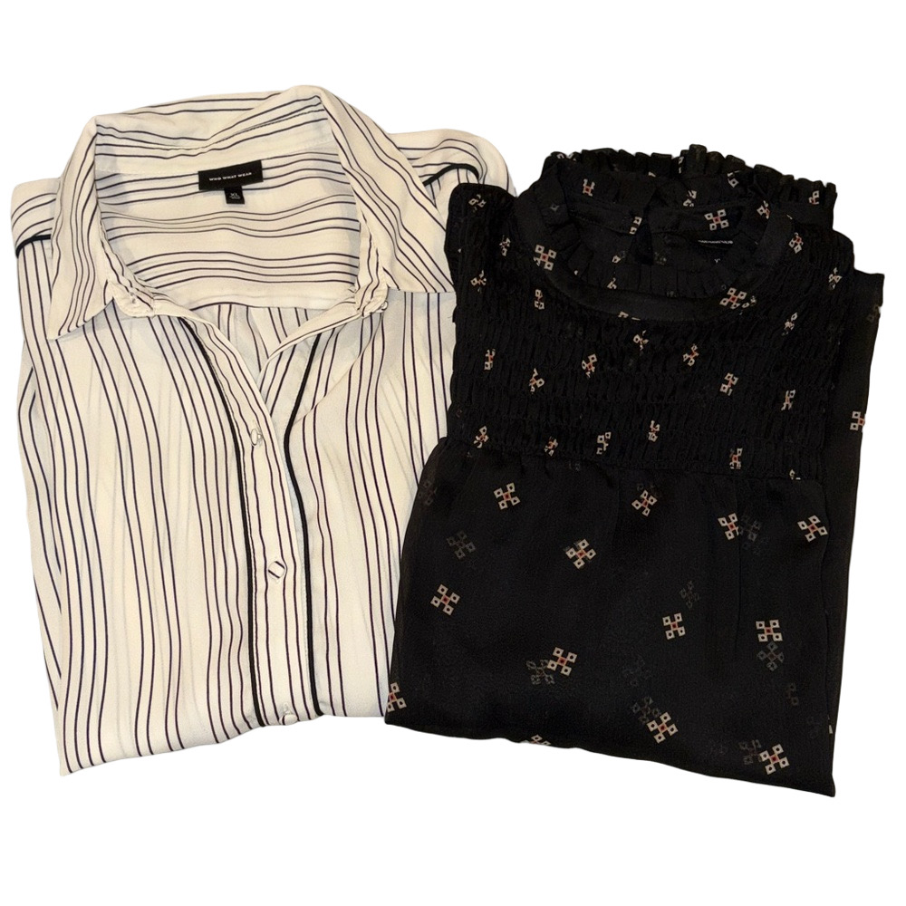 Who What Wear Womans XL Blouse Bundle